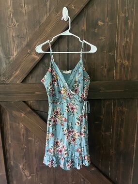 B.O.G. Collective Floral Wrap Dress | Size L